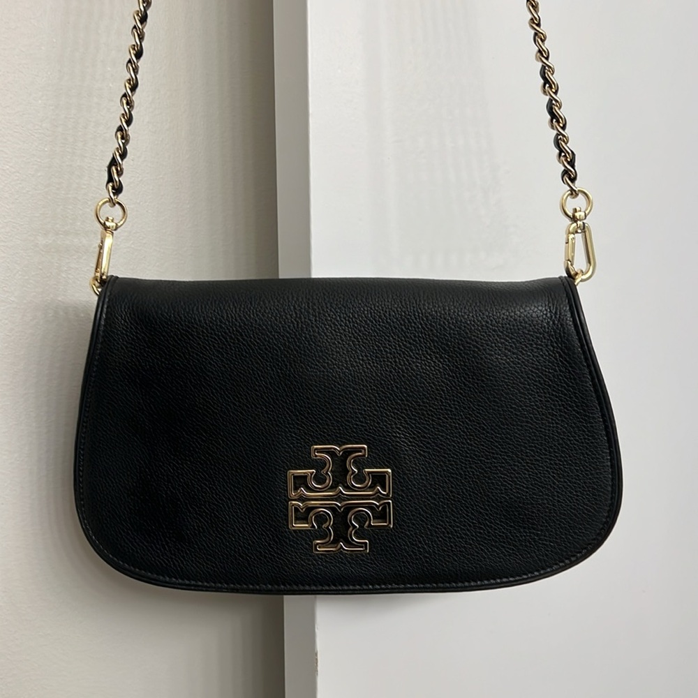 Tory Burch Crossbody - Brittten Black Leather